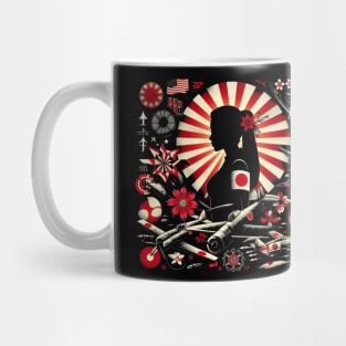 Japanese Culture Collage Mug